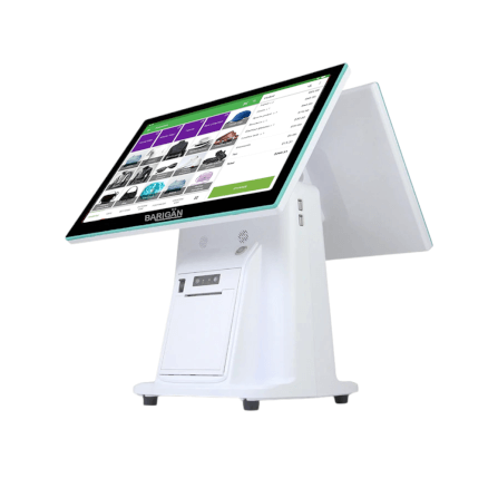 เครื่อง POS 2 จอ BARIGAN POS ระบบ ANDROID 11 พร้อมเครื่องพิมพ์ใบเสร็จในตัว_2